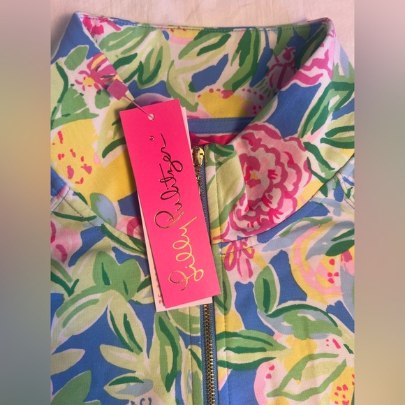 Lily Pulitzer Women’s skipper pop over Grove Garden 1/2 Zip NWT  XXL - Picture 12 of 13